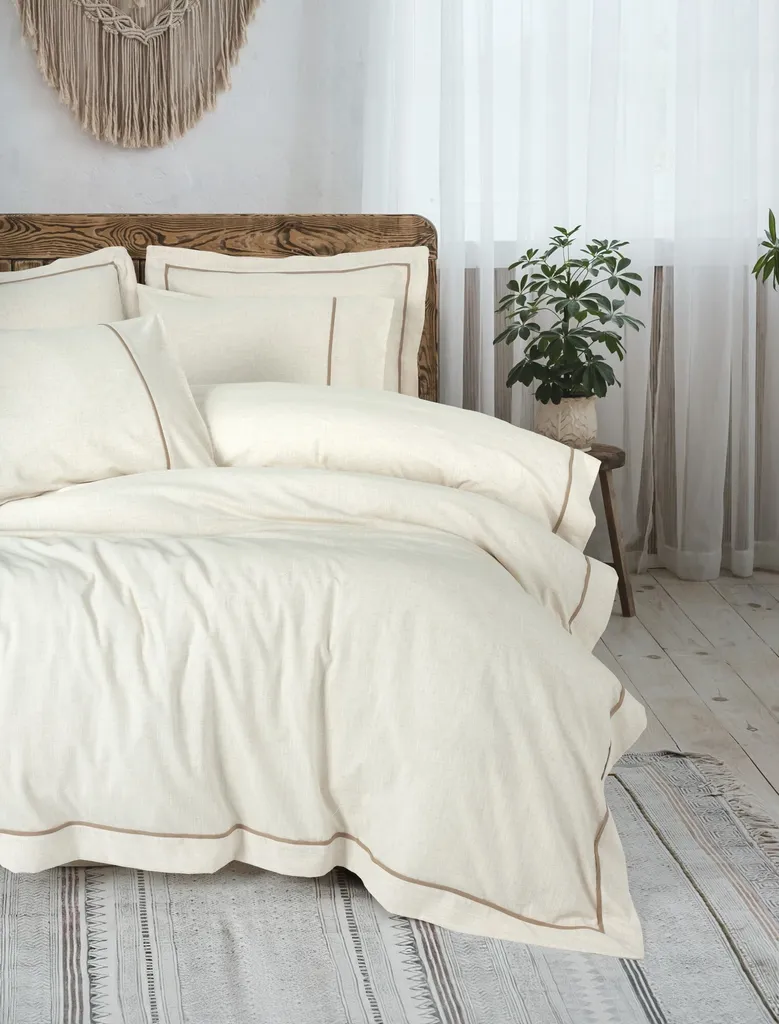 

Комплект пододеяльников L'Essentiel Linge de Maison, коричневый