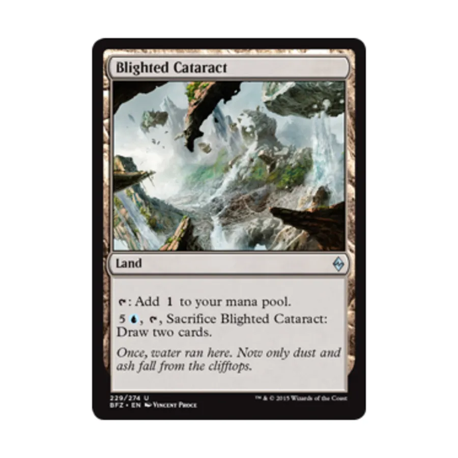 

CCG Заражённая катаракта (U), MTG - Battle for Zendikar