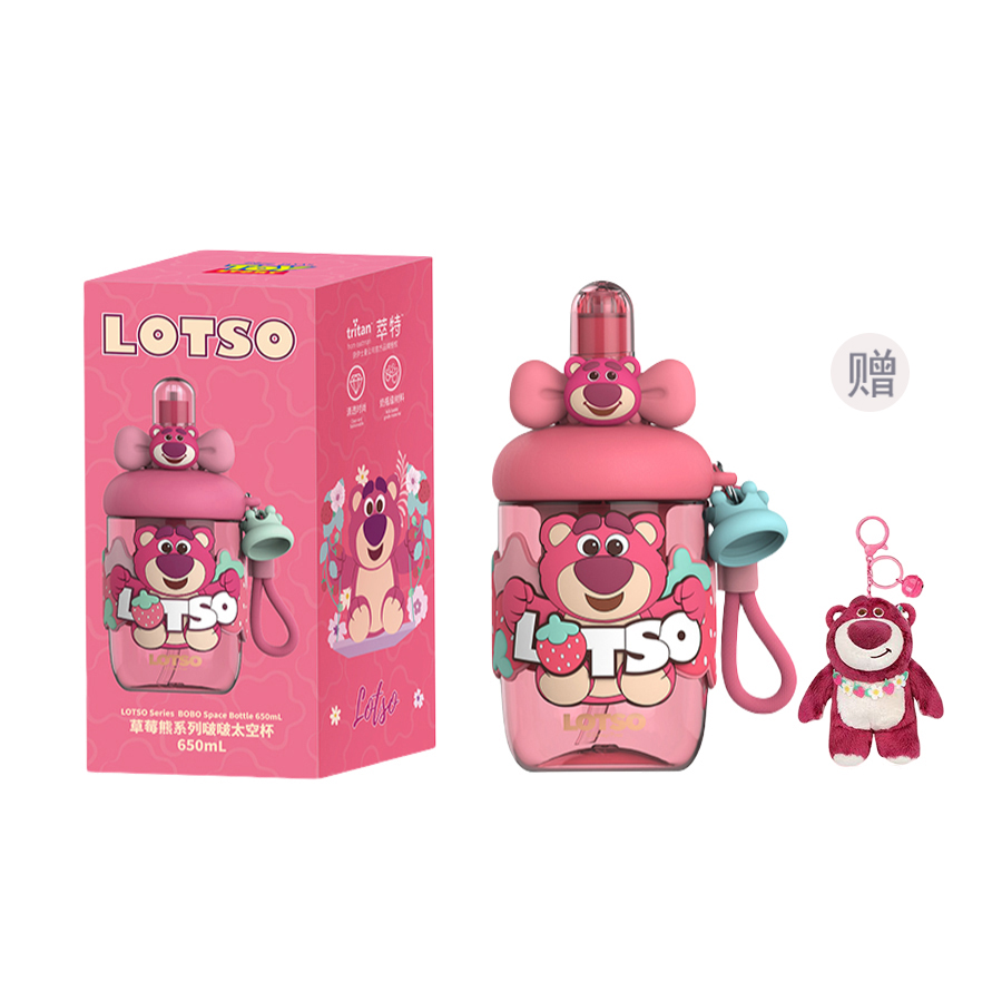 

Lotso Collection, Bubble Ice King Cup, пластиковый стакан для воды Disney, Lotso 650Ml+Pendant