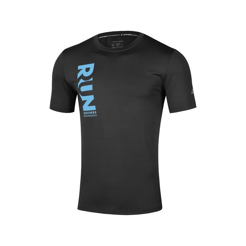 

Футболка мужская Comfortable Life Series GODRl Carbon Black Skechers, черный