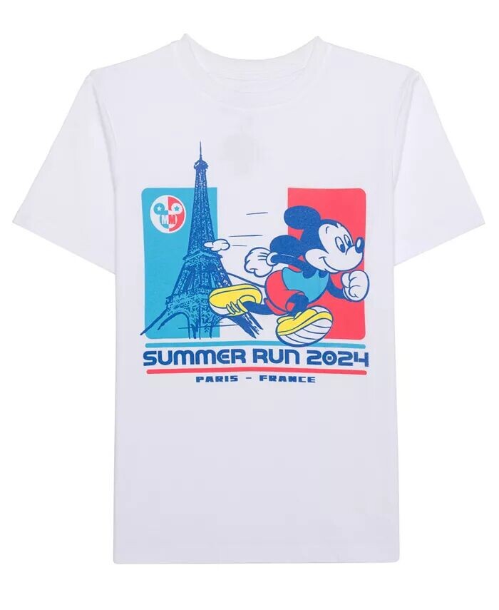 

Футболка с короткими рукавами и рисунком Big Boys Mickey Mouse, белый