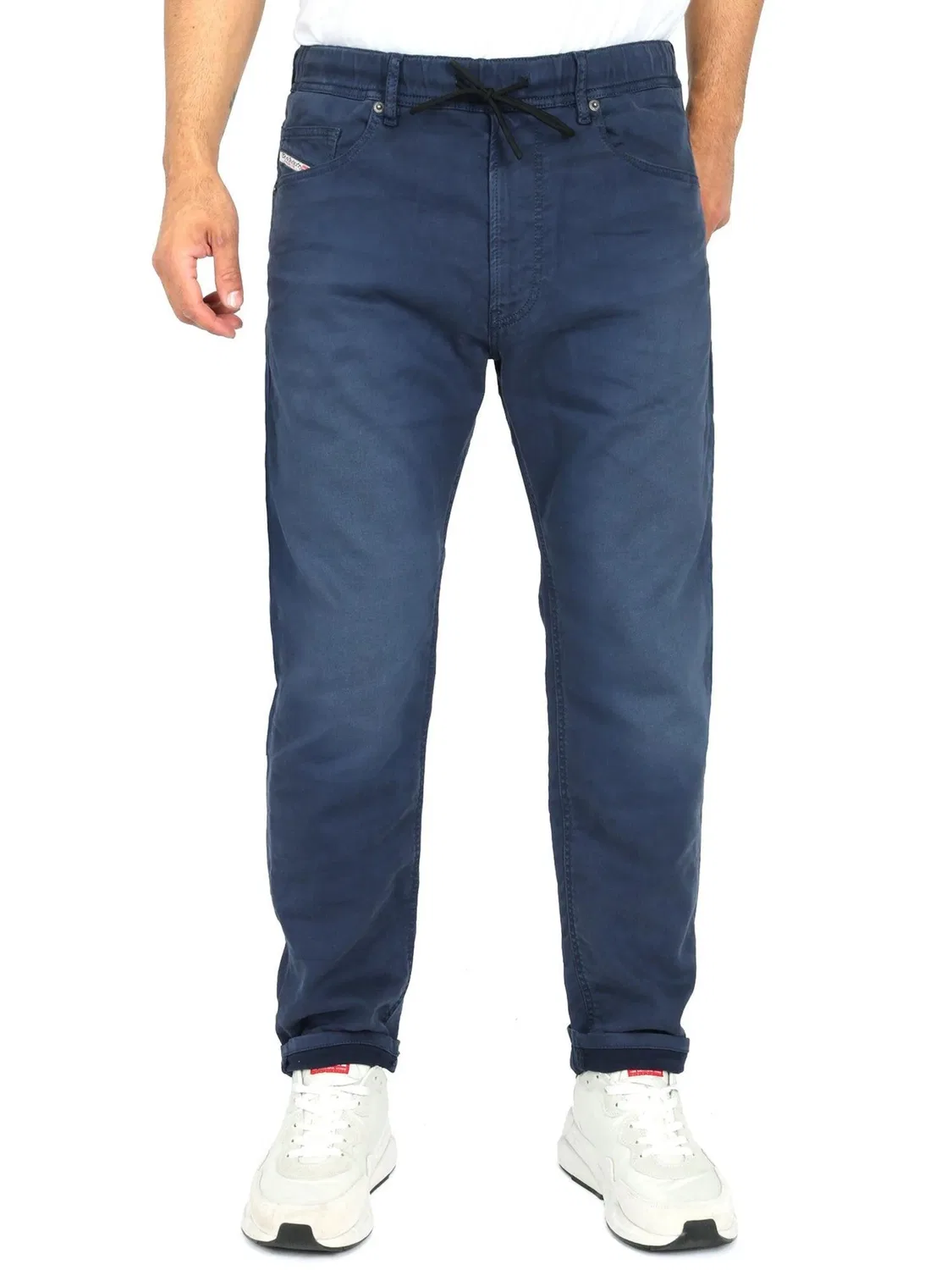 Зауженные джинсы Diesel NARROT Light & Superstretch JoggJeans темно-синего цвета — фото 2