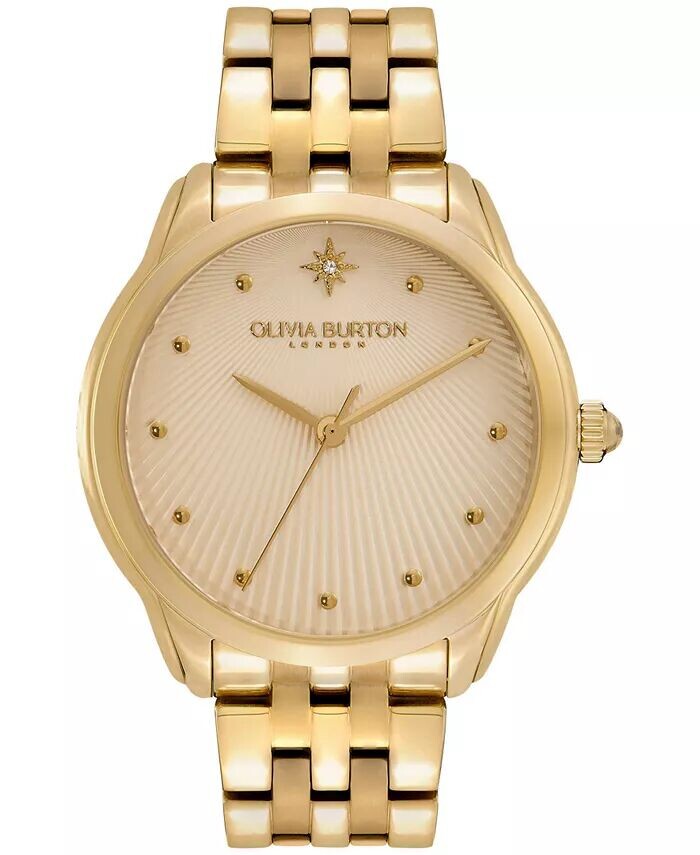 

Женские часы Celestial Starlight из стали с ионным покрытием золотистого цвета, 36 мм Olivia Burton