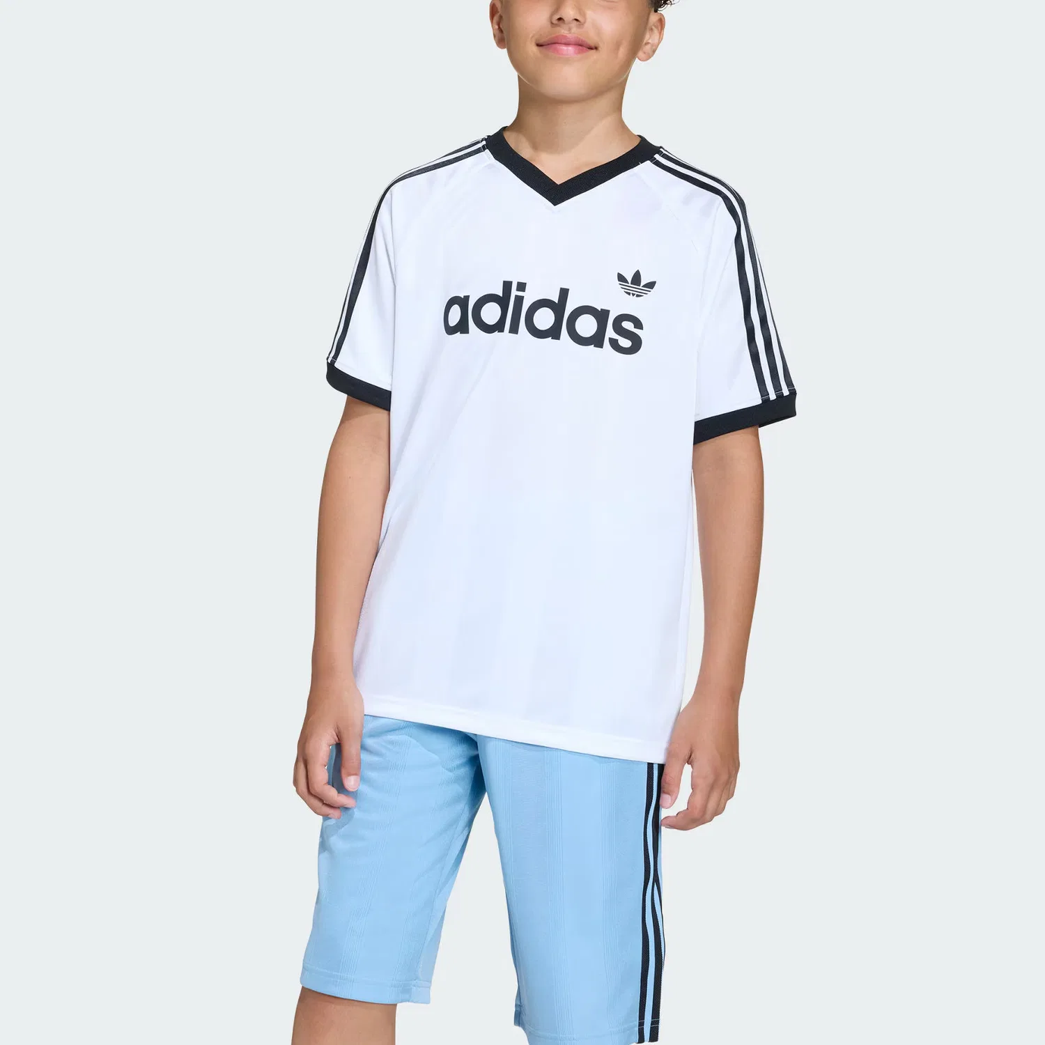 Футболка LOOSE Kids' Adidas Originals, White/Black — фото 3