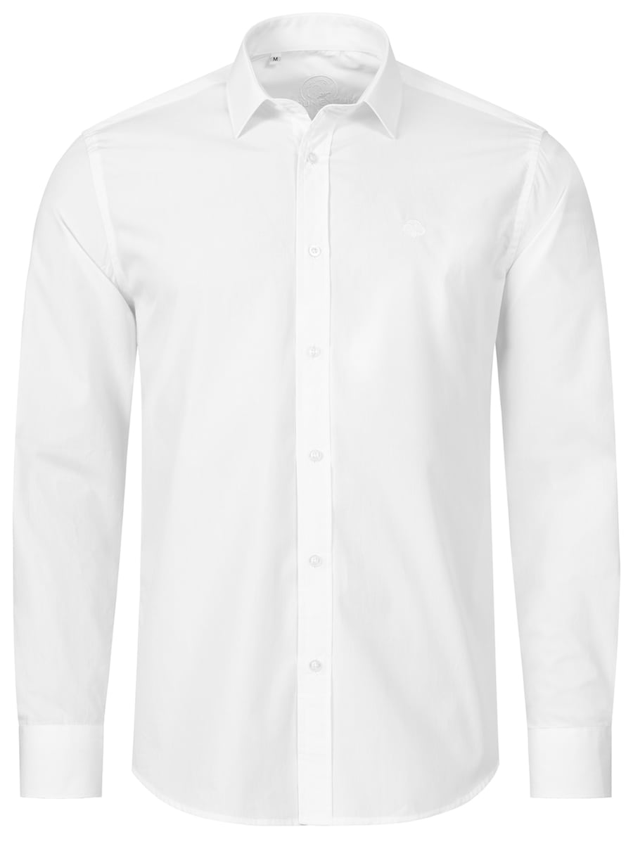 

Рубашка на пуговицах классического кроя Indumentum, белый