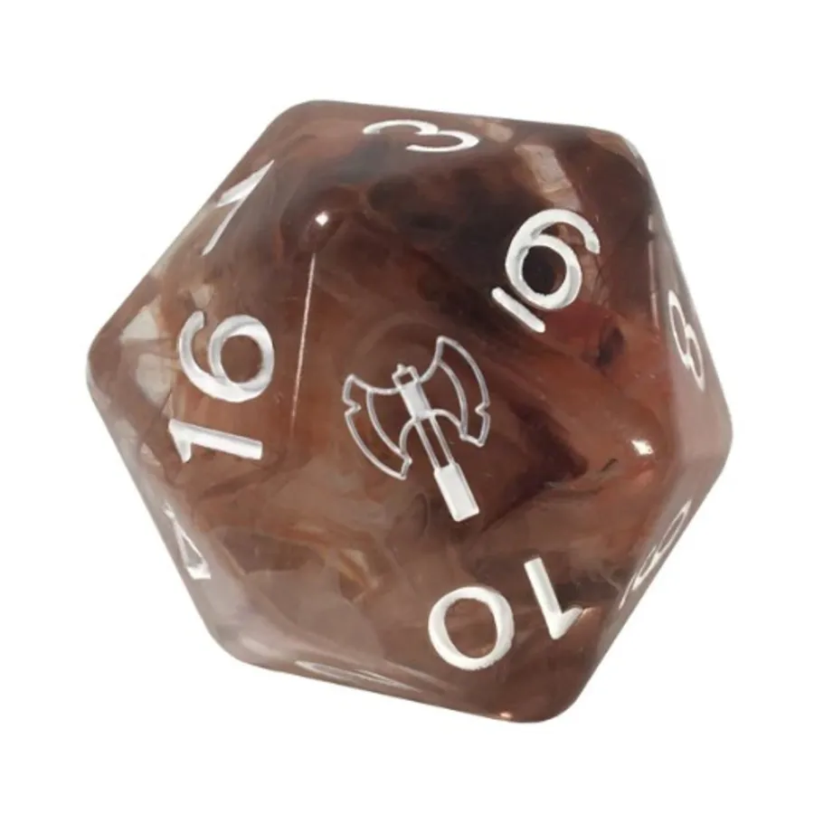

29 мм d20 — Ярость варвара с символом класса, Class & Creature Dice - Singles