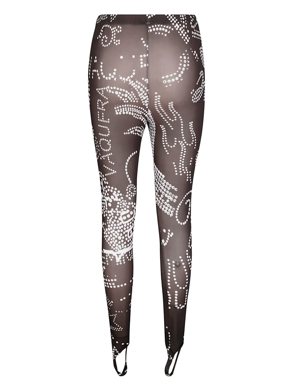 

Леггинсы с нашивками-стразами Vaquera, черный