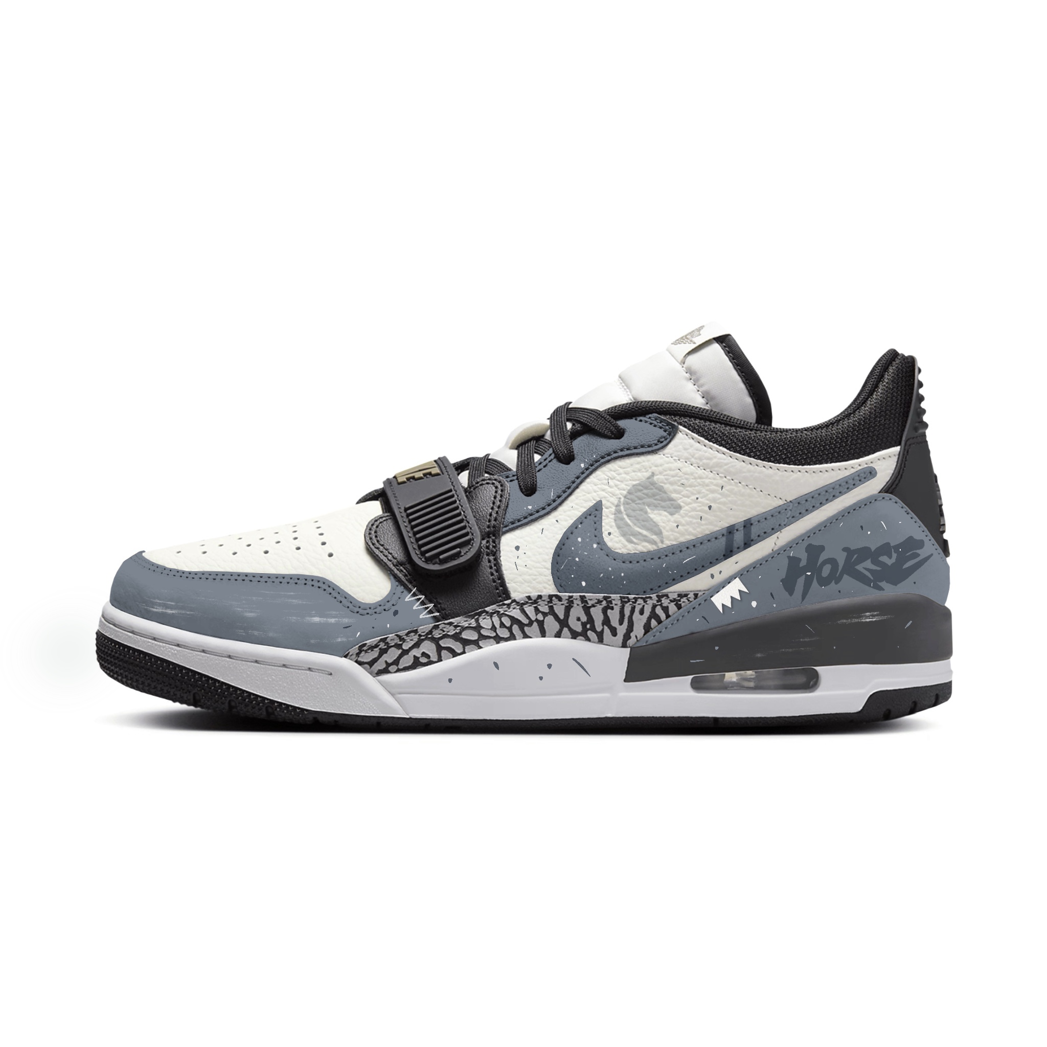 

Legacy 312 Vintage баскетбольные кроссовки мужские синие Jordan, черный