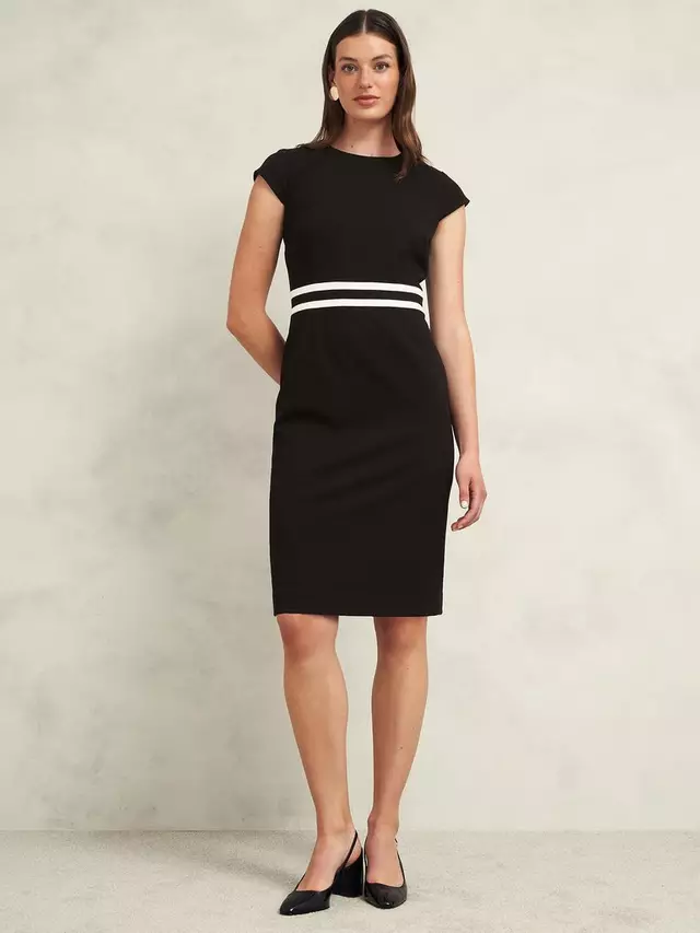

Платье Hobbs Harmony Shift, цвет black/ivory