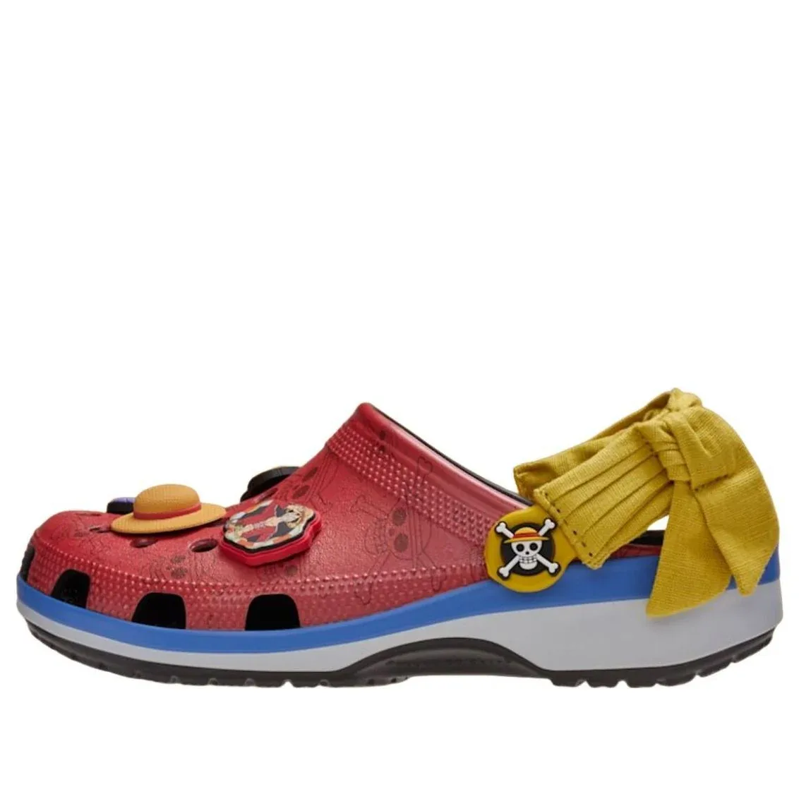 Сабо Crocs x One Piece Classic Clog 'Luffy', красный