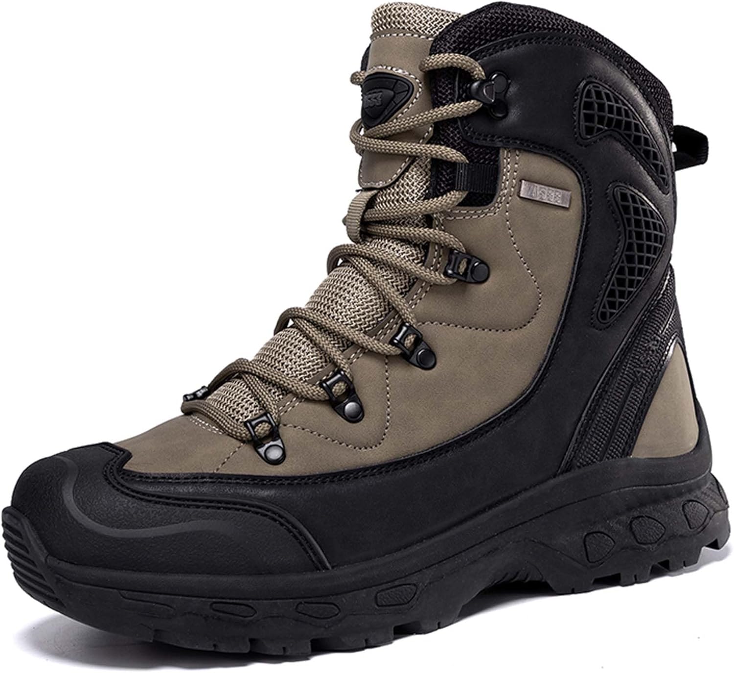 

Мужские боевые военные ботинки водонепроницаемые для тренировок, боевые, для походов, джунглей, охоты, тактики, пустыни, высокие спортивные ботинки для альпинизма, противоскользящие Generic, хаки