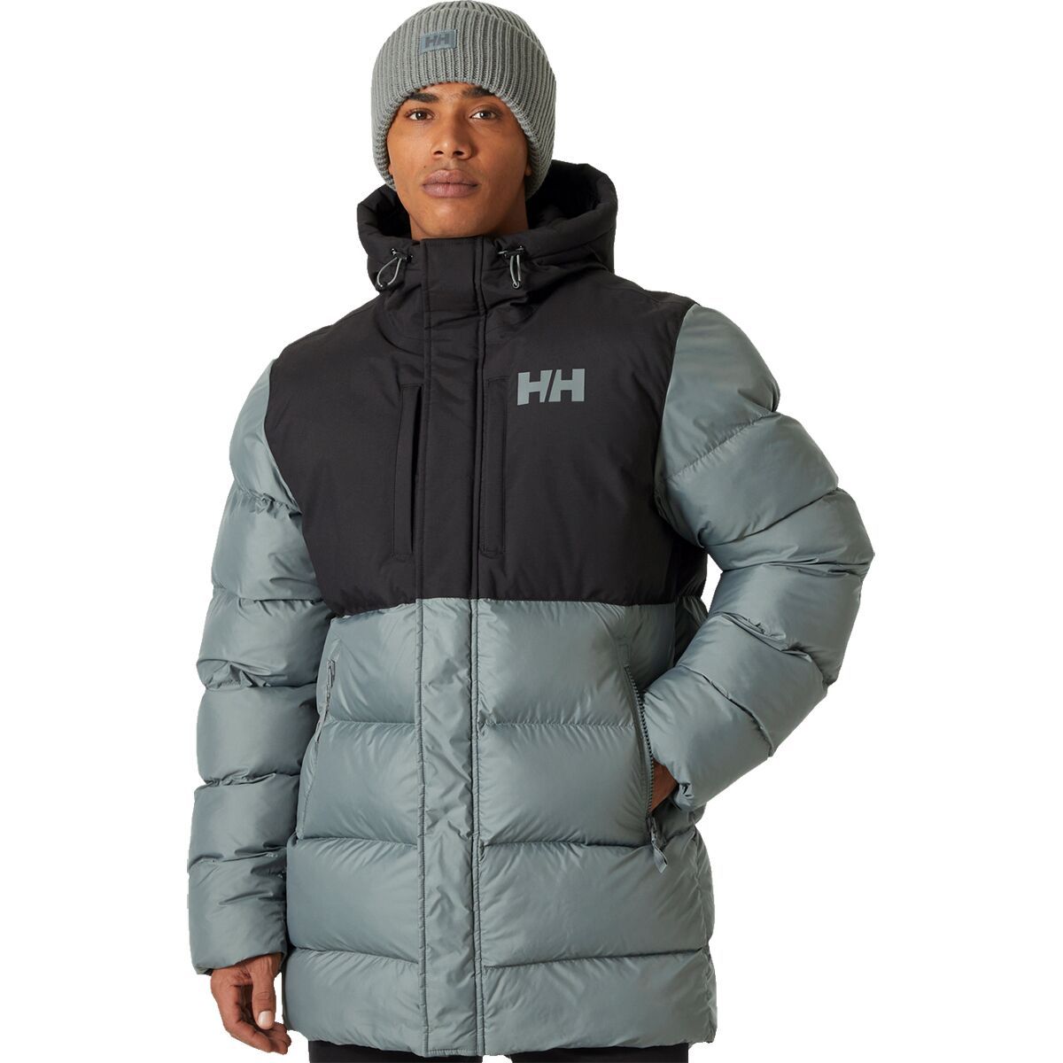 

Активная пуховая длинная куртка Helly Hansen, серый