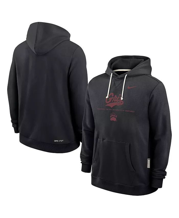 

Мужская черная толстовка Montana Grizzlies 2025 Sideline Dri-FIT Nike