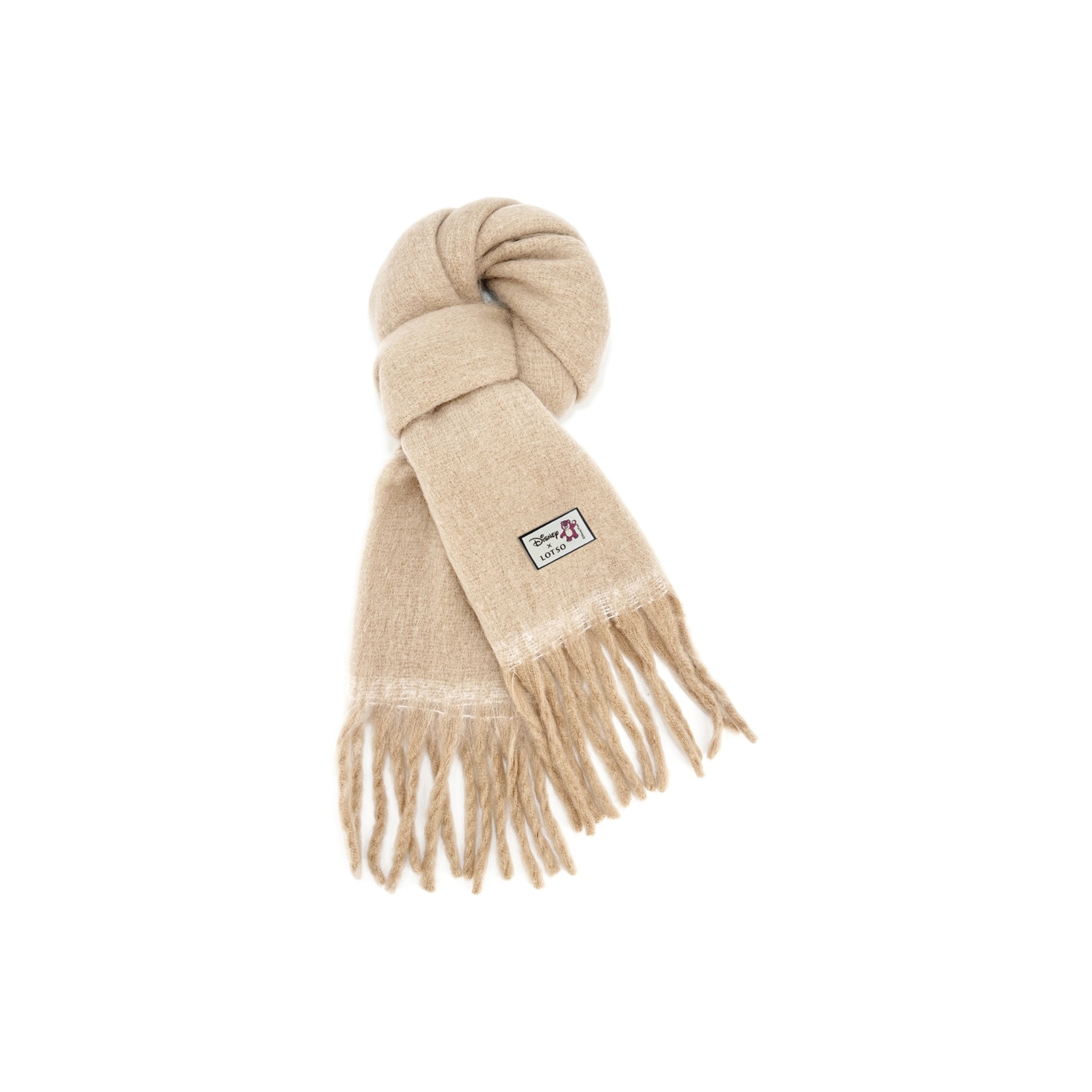 

Disney Полиэстеровый вязаный шарф унисекс, Beige Camel