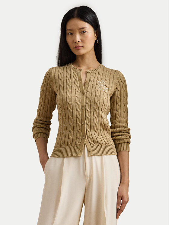 

Облегающий кардиган 200932225007 Lauren Ralph Lauren, бежевый