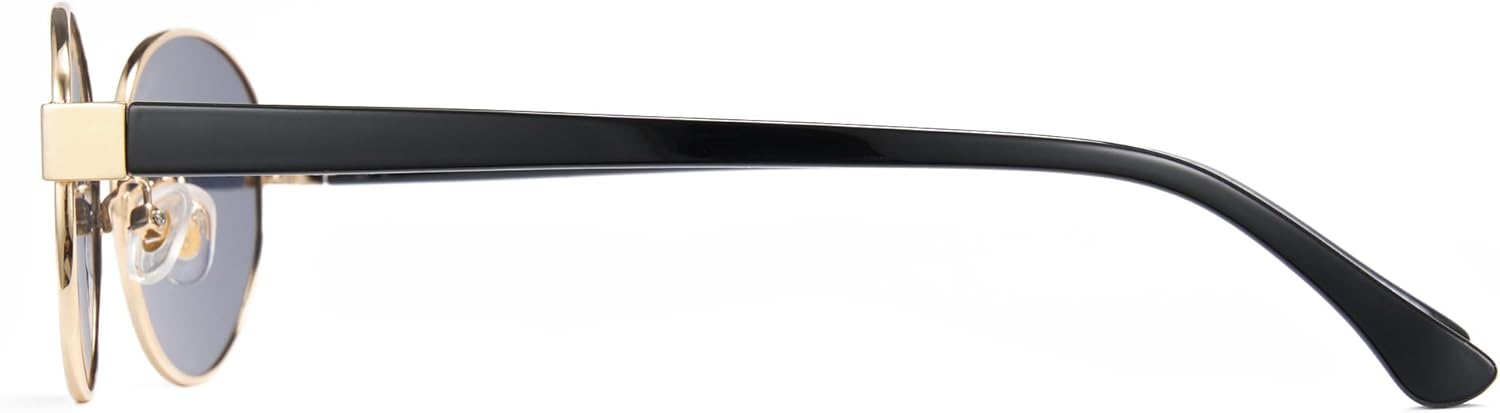 

Солнцезащитные очки Cyxus Retro Oval в стиле «старых денег» для женщин и мужчин, модные классические очки с защитой UV400, пляжные аксессуары 1326, Frame: Gold+ Lens: Grey