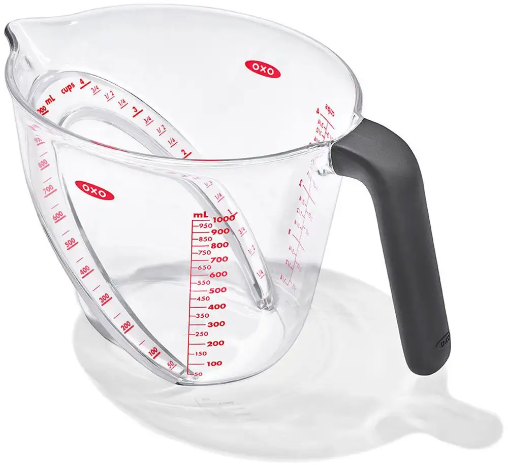

Мерный стакан OXO Good Grips, пластик, 1 литр, угловой Объем 1 л, цвет transparent