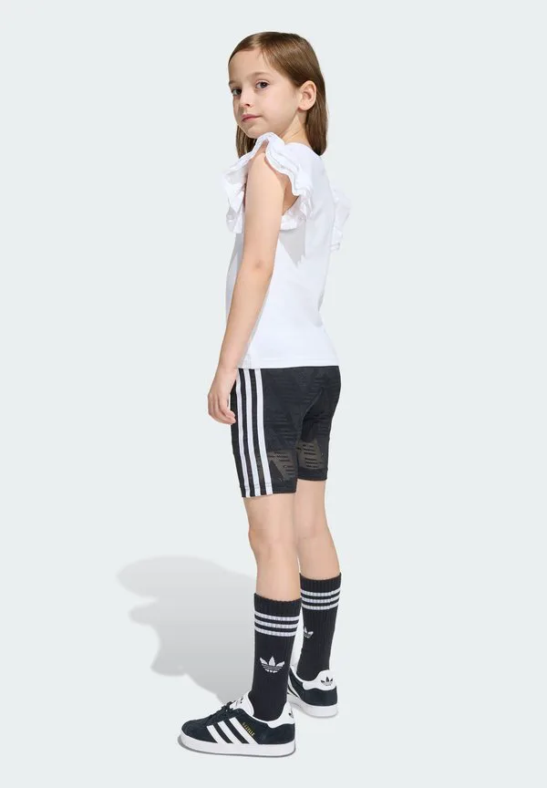 Велосипедная футболка с шортами Adidas Originals, White/Black — фото 2