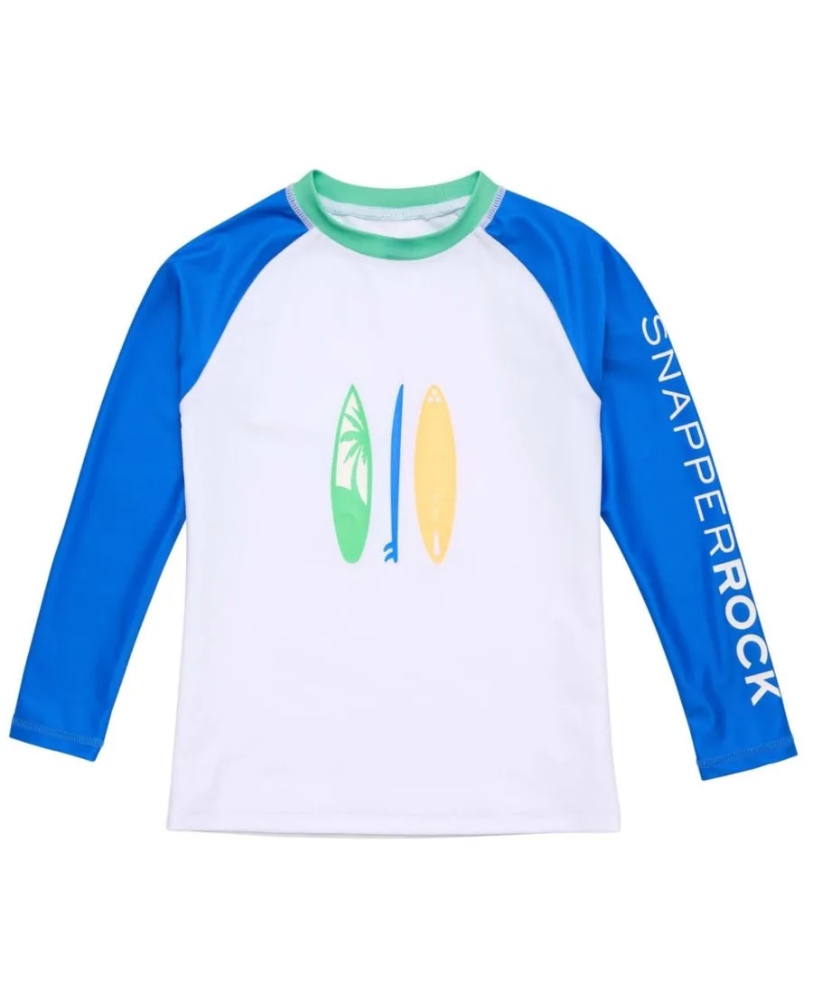 Футболка Big Boys Breakwater Beach LS Rash Top Snapper Rock, мультиколор