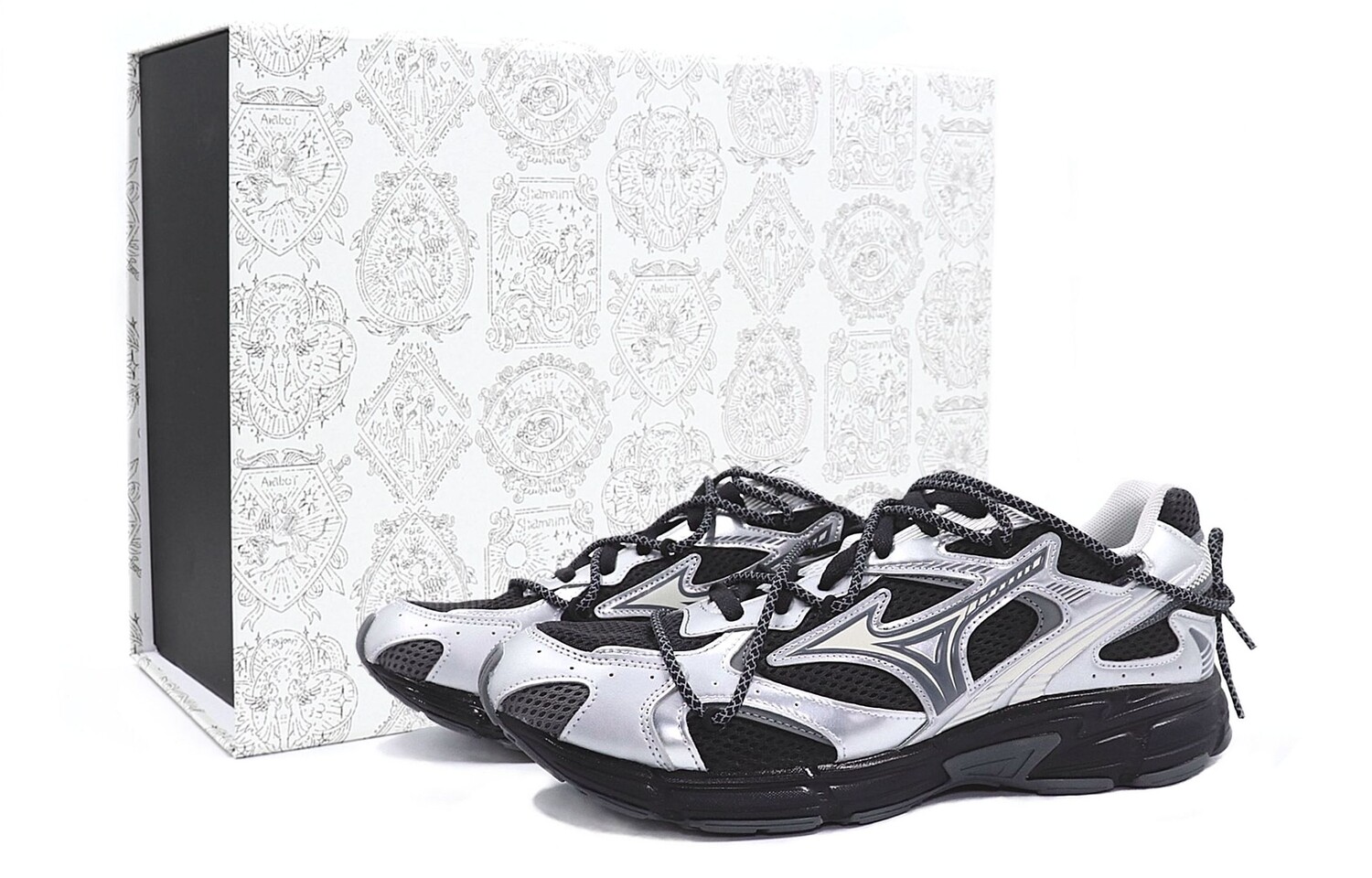 

Кроссовки Mizuno Speed 2K Lifestyle Shoes Unisex Low-top Black/silver, черный/серебряный
