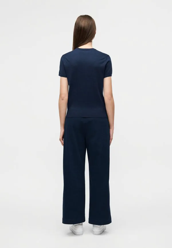 Свитер с коротким рукавом и круглым вырезом, базовая футболка Polo Ralph Lauren, Bright Navy — фото 4