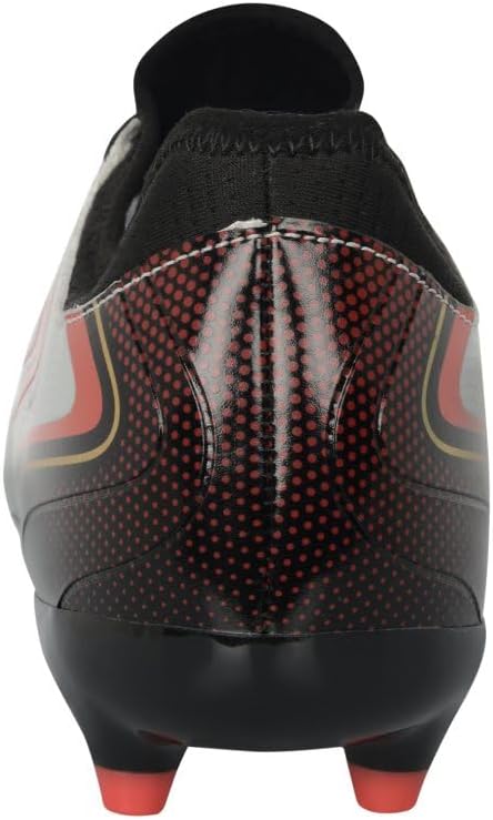 Мужские бутсы Umbro Tocco 5 Premier FG, черный/красный/серый/светло-серый — фото 2