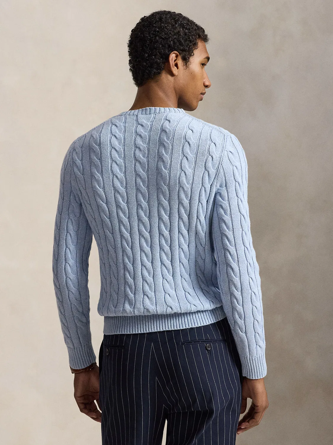 Свитер стандартного кроя Polo Ralph Lauren, Light Blue — фото 3