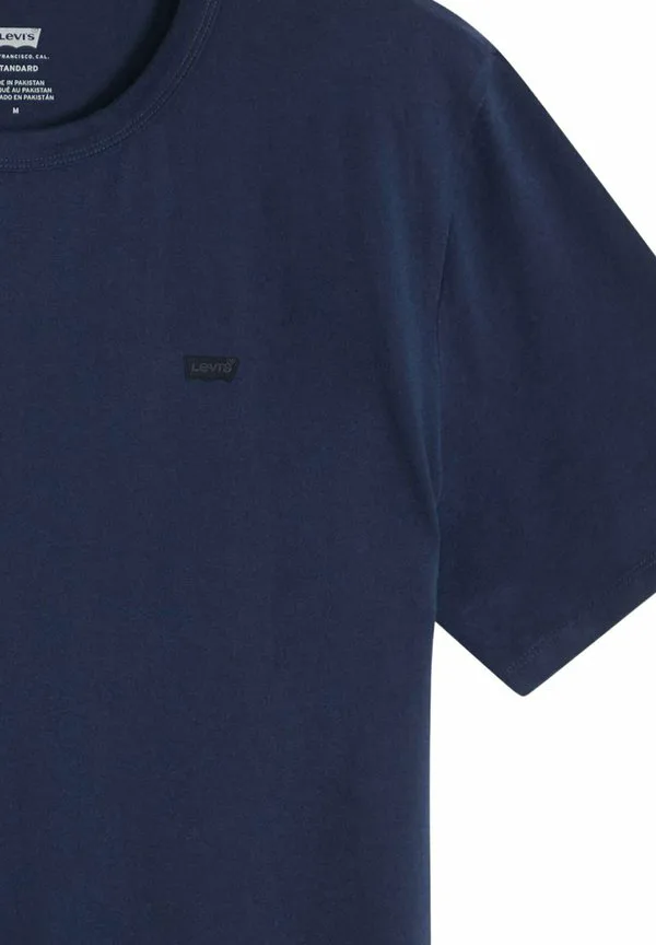 Оригинальная футболка, окрашенная в цвет бордо, базовая футболка. Levi'S, Dunkelblau — фото 3