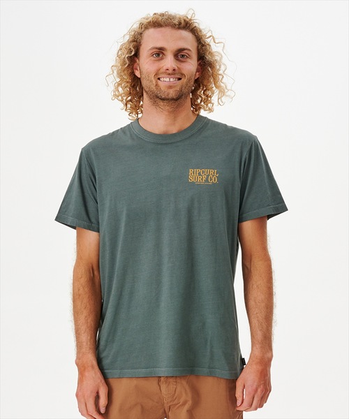 

Футболка с коротким рукавом, принт RIP CURL, серый