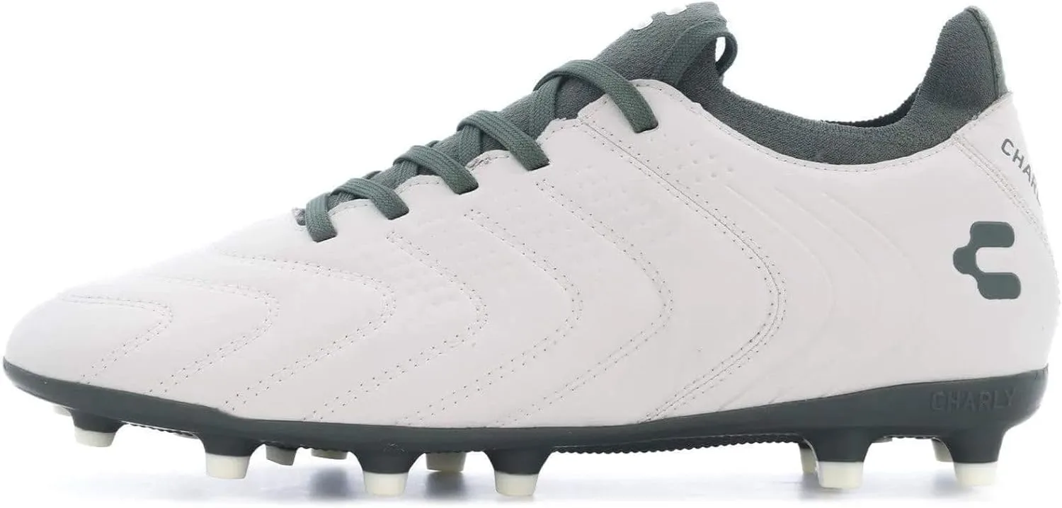 

Бутсы для футбола Charly Encore RL для твердого покрытия - переработанная кожа, динамическая прошитая верхняя часть, произведены в Мексике, идеально подходят для твердого покрытия, оливковый