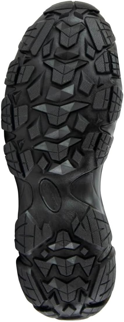 Тактические походные ботинки Thorogood Crosstrex 6” с боковой молнией для мужчин - легкая высококачественная кожаная обувь и дышащий нейлон с мембраной BBP и противоскользящей подошвой, черный/серый — фото 4