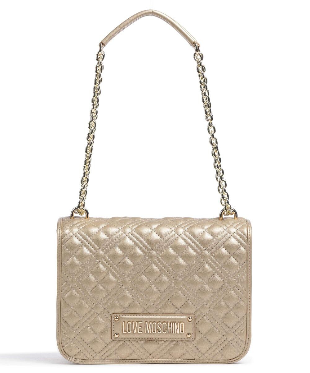 

Стеганая сумка через плечо из искусственной кожи Love Moschino, желтый