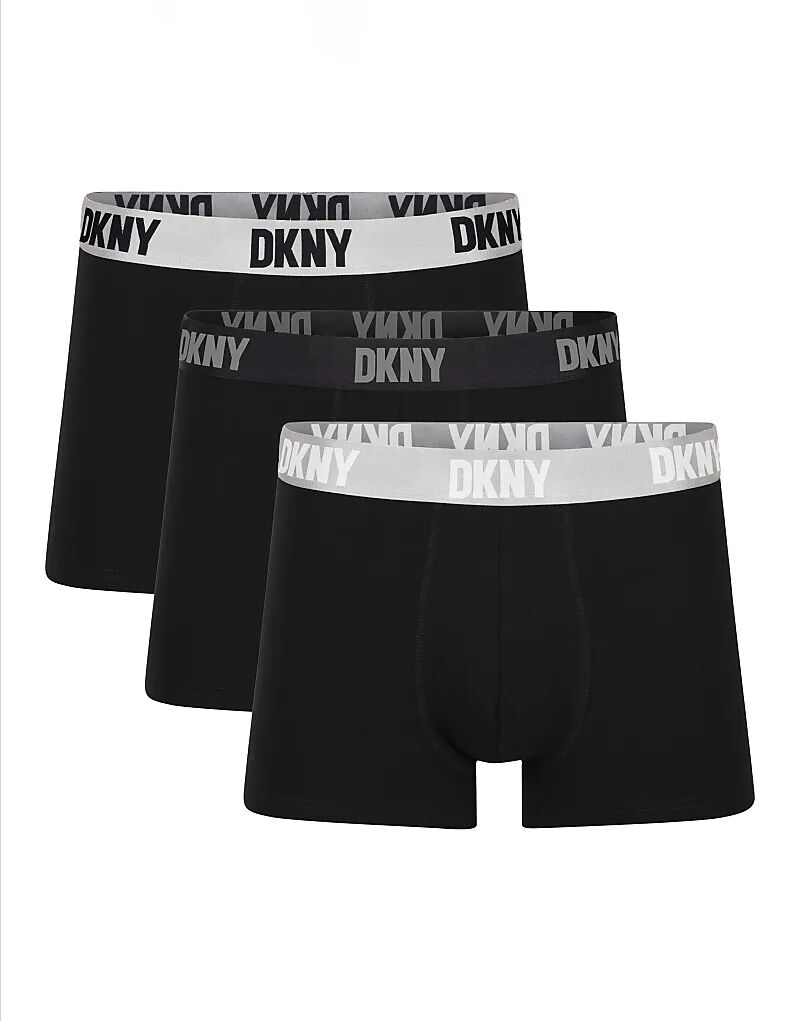

3 пары сумок-боксеров из модала Ozark черного цвета DKNY