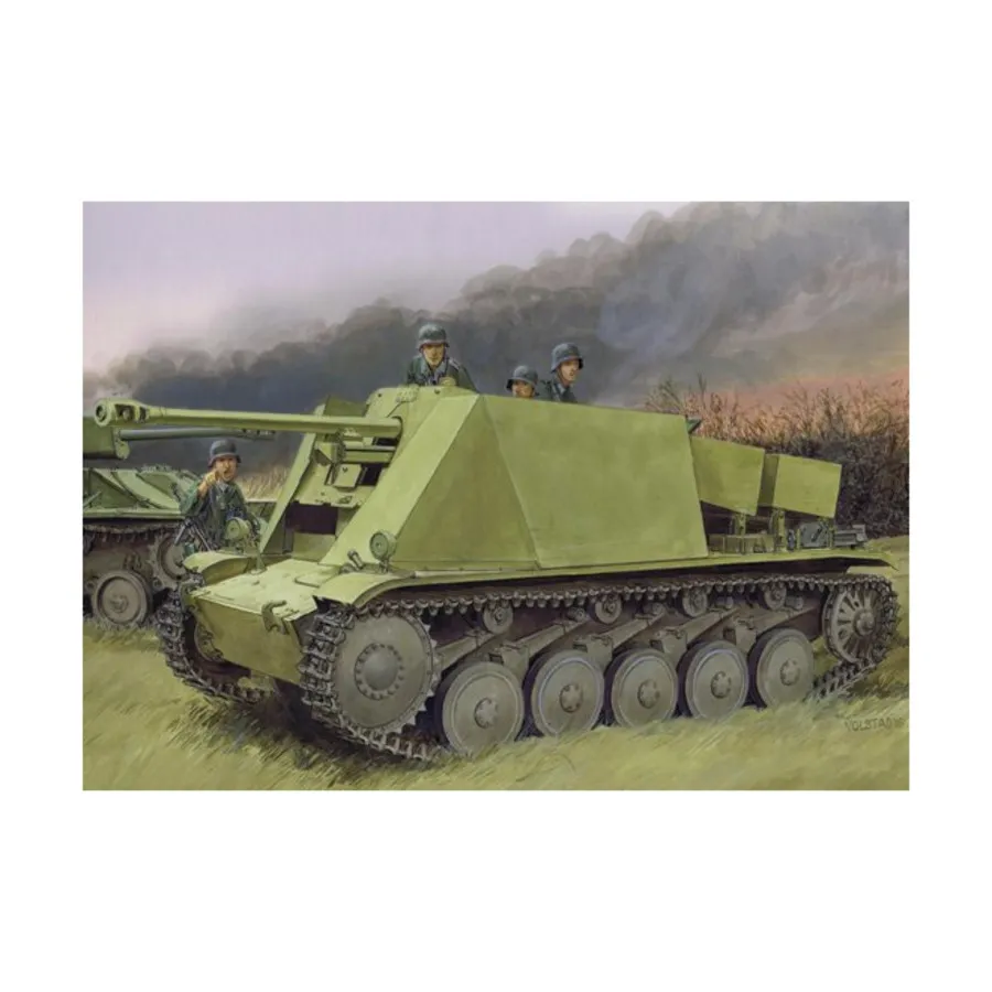 

5cm PaK 38 L/60 auf Fgst.Pz.Kpfw.ii (Sf), Dragon Models - '39 to '45 Series - Germany (1:35)
