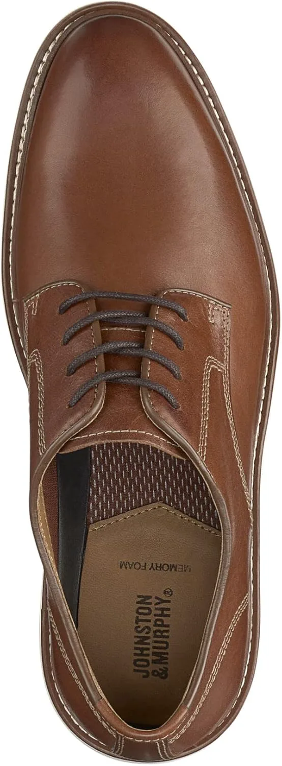

Мужские туфли Johnston & Murphy Upton с гладким носком из кожи на шнуровке