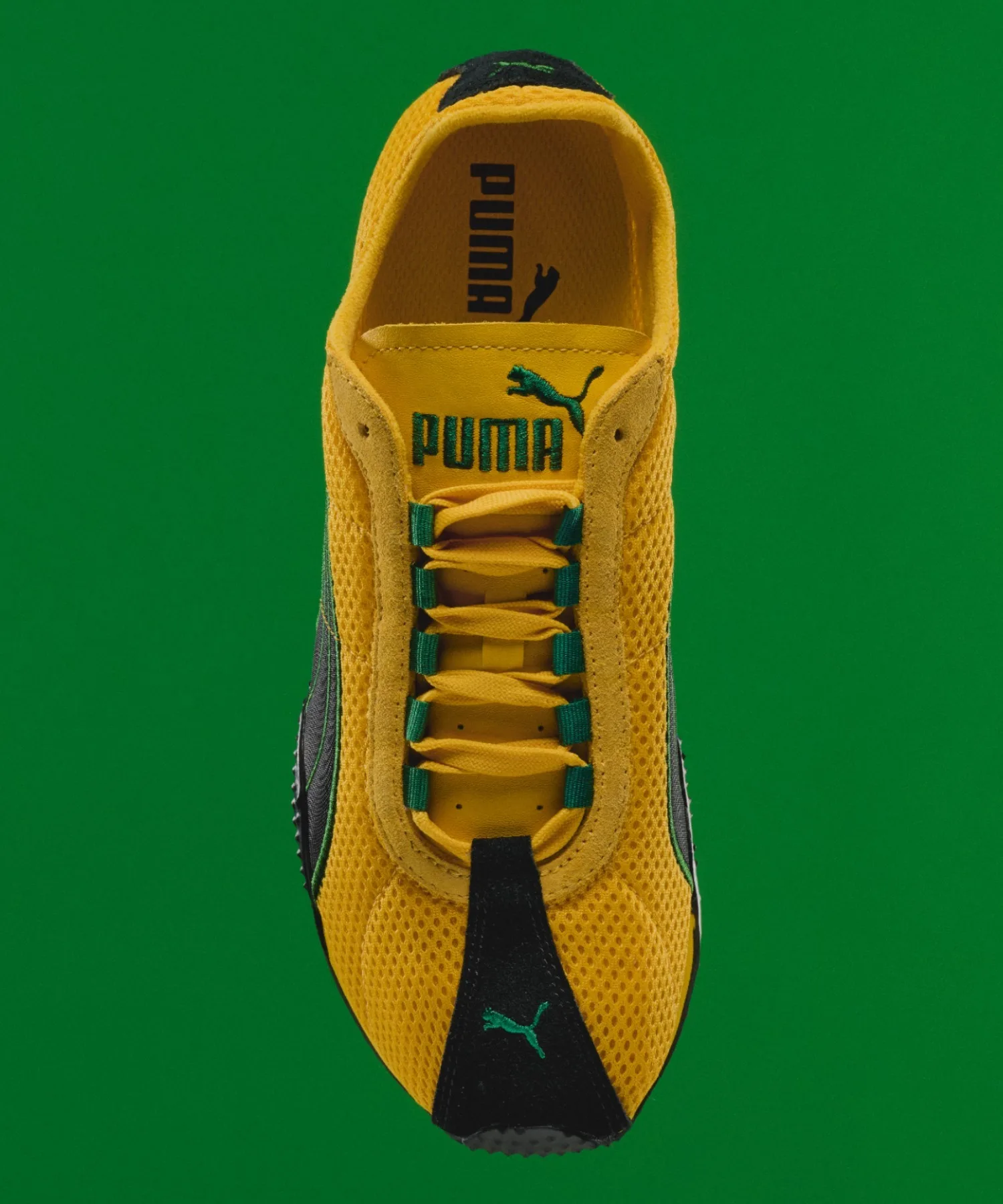 Кроссовки спортивные ретро H-STREET PUMA желтые — фото 3