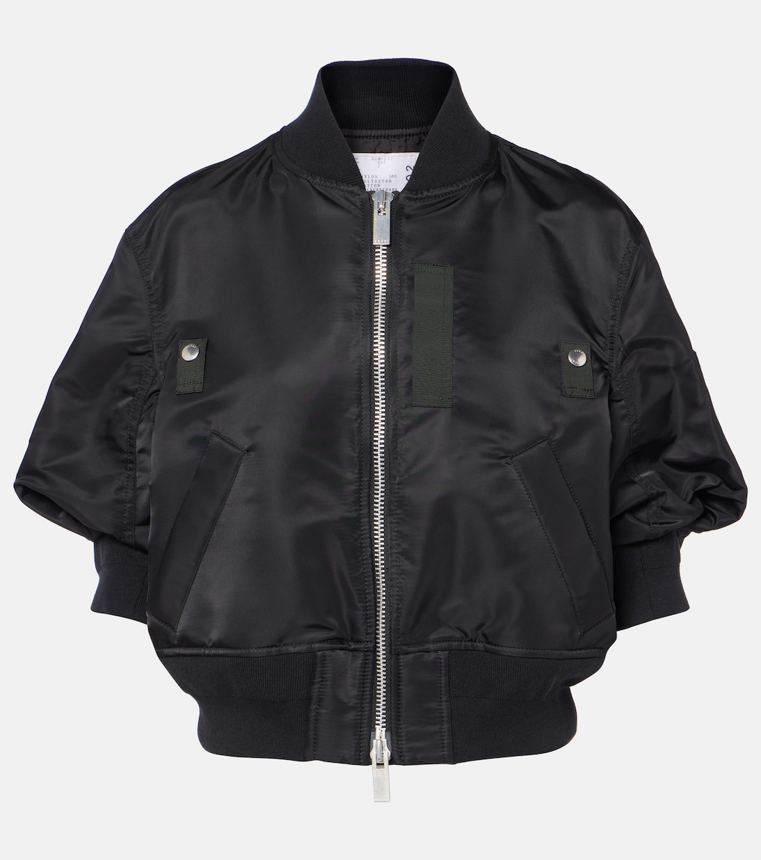 

Технический твиловый блузон Sacai, черный