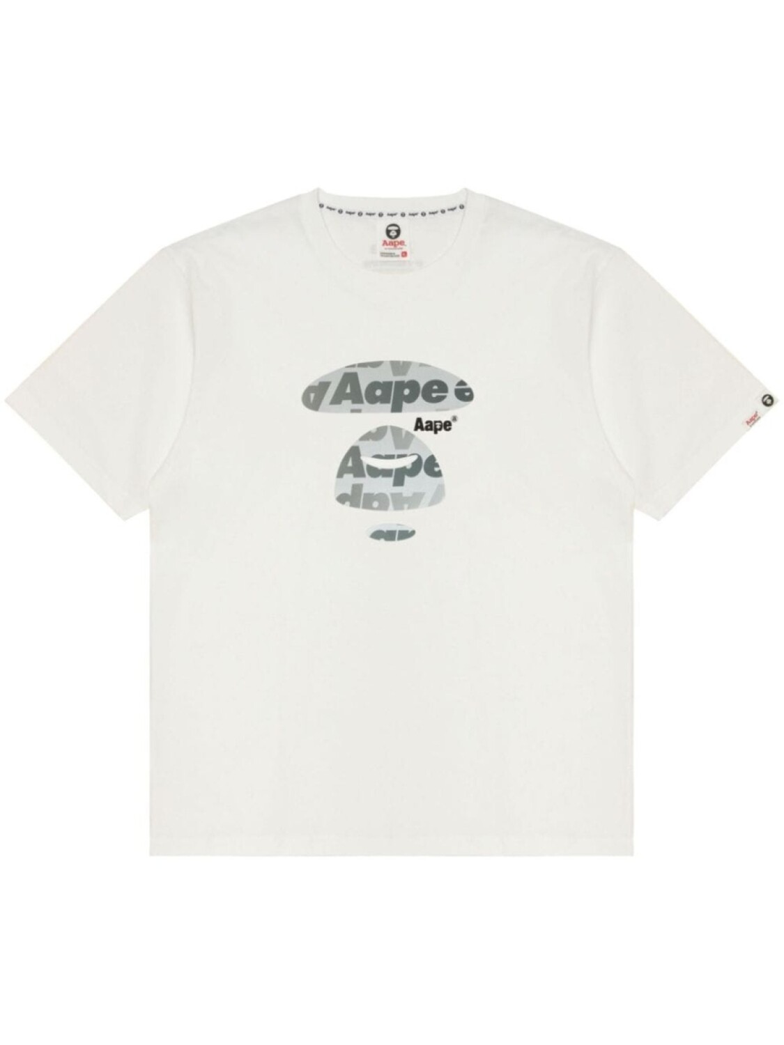 

Футболка с принтом Milo AAPE BY *A BATHING APE, белый