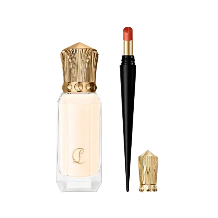 

CL Replenishing макияж наборы легко растушевываются натуральный Christian Louboutin, Two-Piece Set: #545L Cream оранжевый High Heel Lipstick 2g+#10N Liquid Foundation 30ml