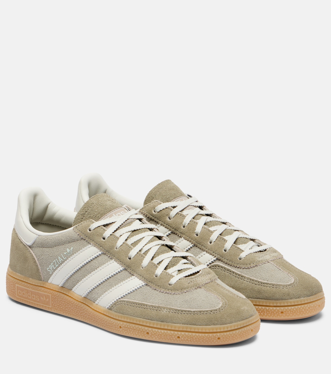 Кроссовки Handball Spezial из замши Adidas, Silver Pebble/Orbit Grey/Gum 4