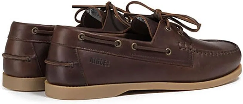 Мужские лодочные туфли Aigle New Nubil Ltr, Brown — фото 3
