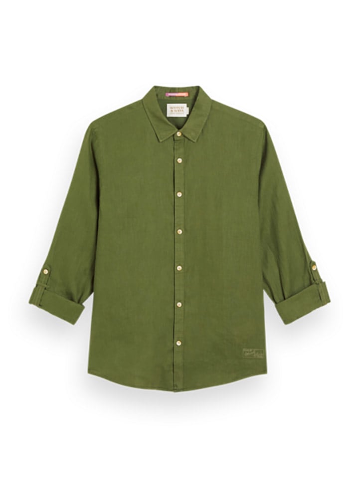

Рубашка Scotch & Soda, хаки