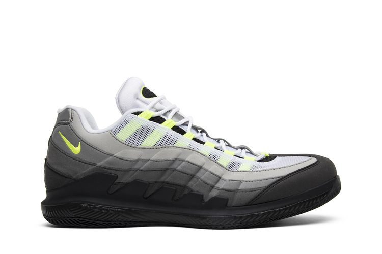 

Кроссовки NikeCourt Vapor RF x Air Max 95 'Neon', серый