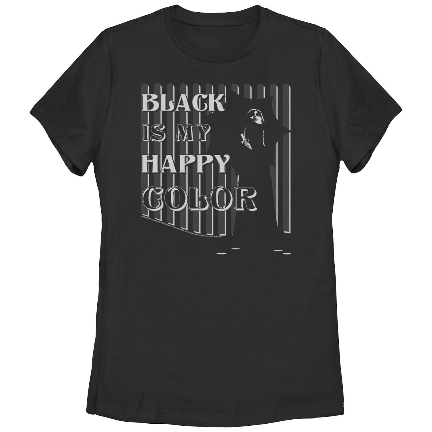 

Футболка Wednesday Black Is My Happy Color для юниоров Licensed Character