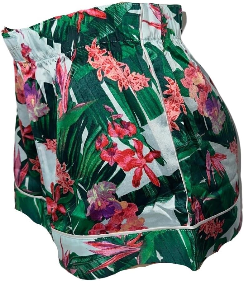 Victoria's Secret пижамные шорты из сатина для сна Tropical Multicolor New — фото 3