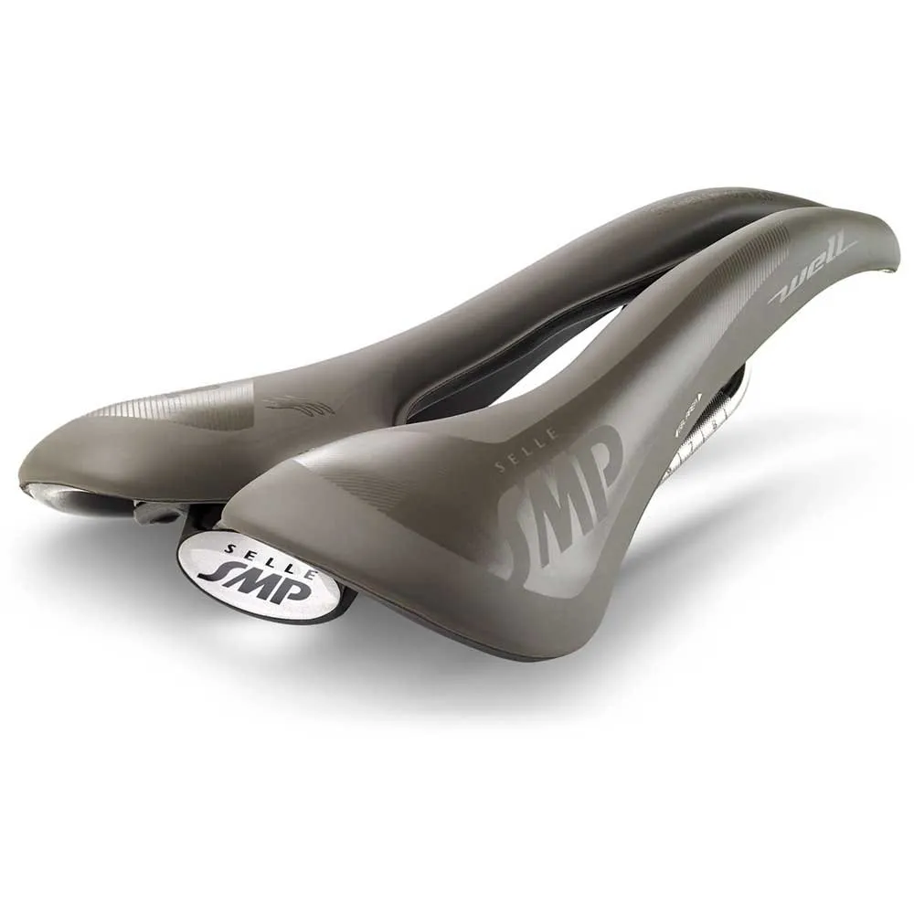 

Седло Selle SMP Well Gel Gravel Carbon Rail, серебряный