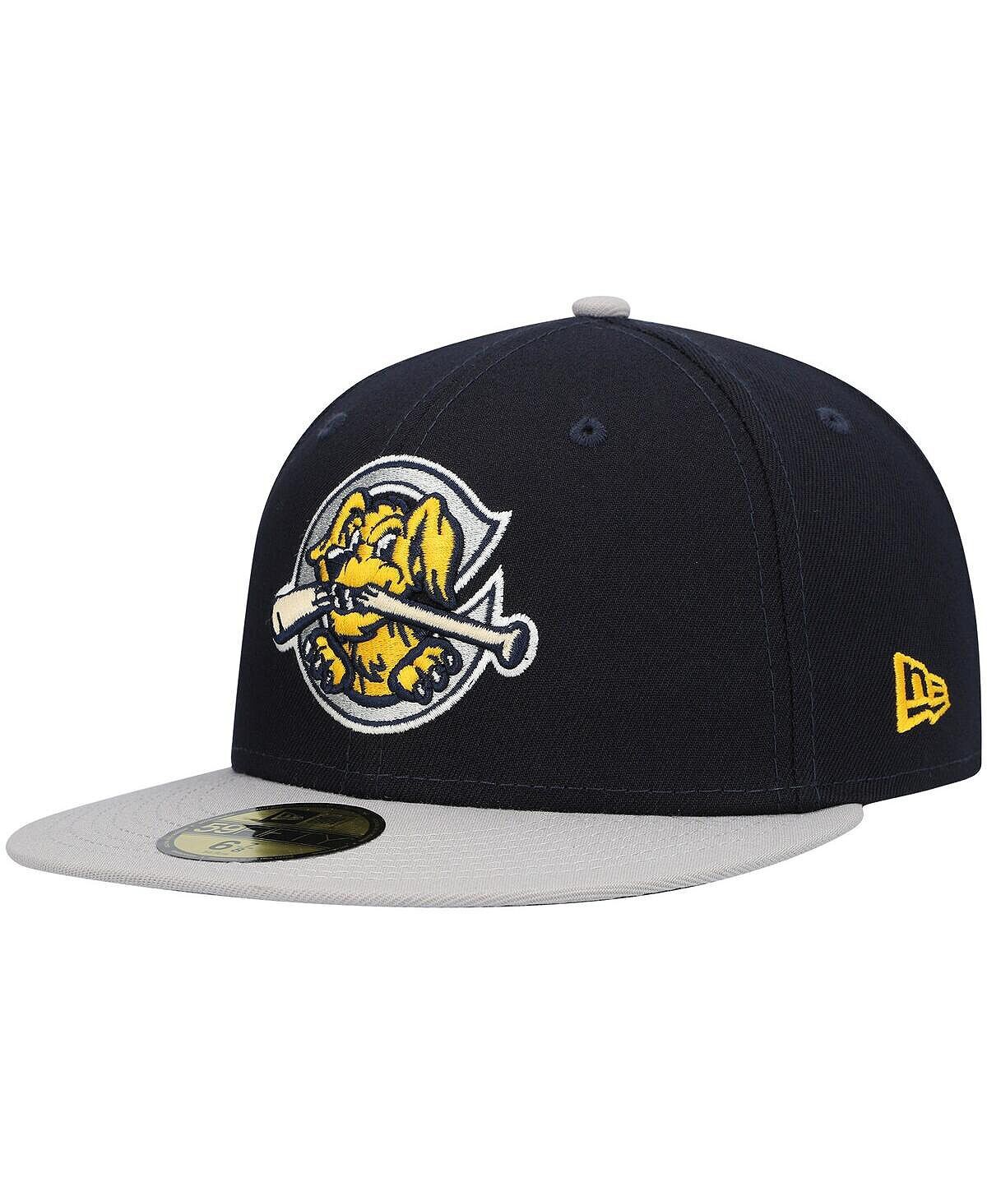 

Мужская темно-синяя приталенная шляпа Charleston RiverDogs Authentic Collection Road 59FIFTY New Era