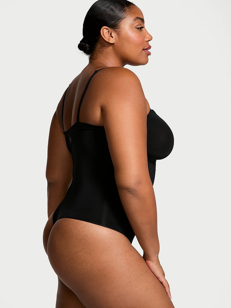 Корректирующее белье от Victoria Seamless Shaping боди без бретелек Victoria'S Secret, черный — фото 3