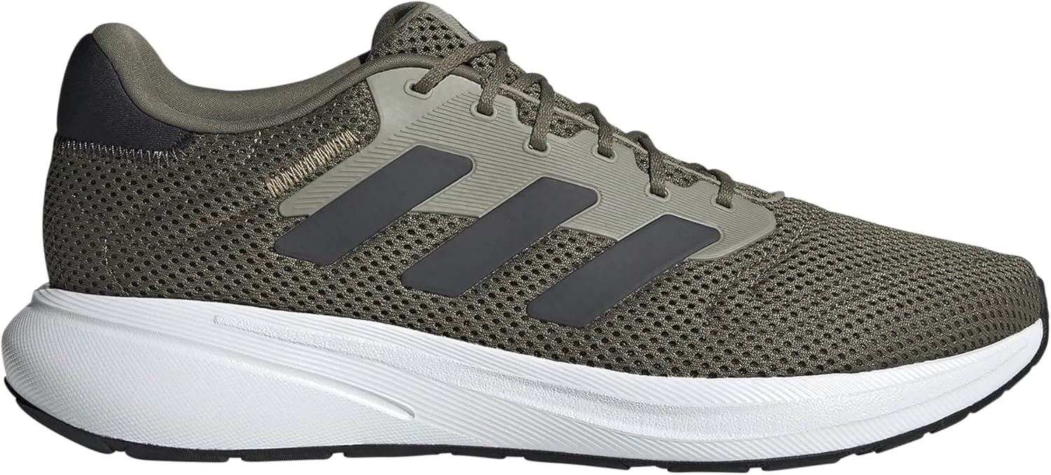Мужские кроссовки для бега Adidas, оливковый — фото 2