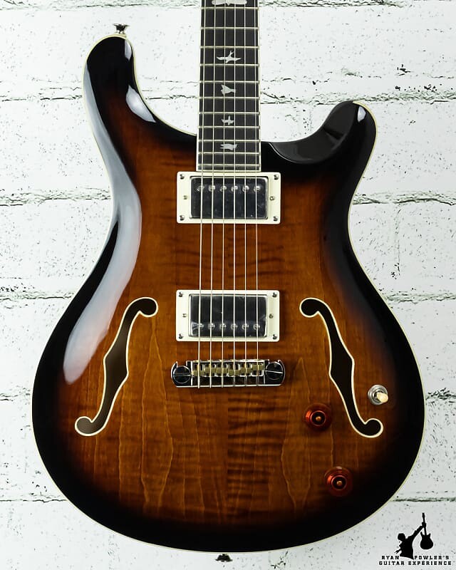 

Электрогитара PRS SE Hollowbody II Black Gold Burst w/ case
